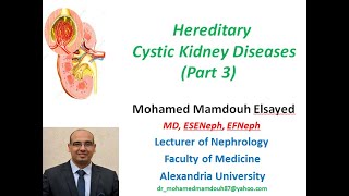 Hereditary cystic kidney diseases part 3 [upl. by Eerahc]