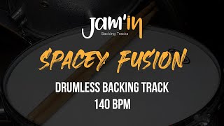 Spacey Fusion Drumless Backing Track 140 BPM [upl. by Shatzer346]