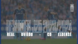 Resumen Real Oviedo vs CD Eldense J25 [upl. by Ylim]