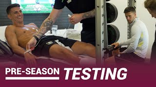 PreSeason Testing  Strength Body Composition Health Tests On First Team [upl. by Obediah]