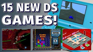 15 New DS Games HOMEBREW [upl. by Fougere391]