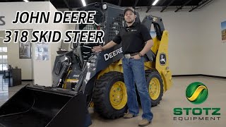 The Power and Versatility of the John Deere 318 Skid Steer  Stotz Equipment [upl. by Dulcine]