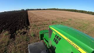 GPS Ploughing with John Deere 6215R amp Kverneland plough [upl. by Pascal]