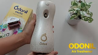 How to use Odonil Automatic Spray  Odonil Exotic Automatic Air Freshener Review amp Demo  New Odonil [upl. by Yerak]