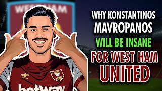 Why Konstantinos Mavropanos Will Be INSANE For West Ham United [upl. by Anson]