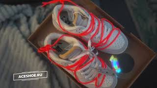 Nike X OffWhite Dunk Low quotLot 11quot UNBOXING [upl. by Ahtel]