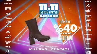 Ayakkabı Dünyasında 1111 indirim günleri başladı 📣 [upl. by Tecu937]