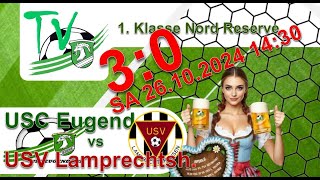 2024 10 26 USC Eugendorf Juniors vs USV Lamprechtshausen Torszenen [upl. by Elocon85]