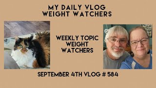 Weight Watchers weekly topic September 4th weightlostjourney dailyvlog weightwatchers [upl. by Nosnevets]