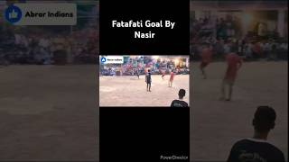 Nice goal by Nasir abrarindians dhapasball football goal [upl. by Naic]