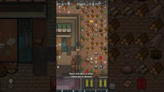 THE BEST WAY TO OPTIMIZE SPACE IN YOUR WAREHOUSE  RimWorld Military Faction  Shorts [upl. by Colton]