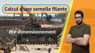 Calcul des semelles filantes 1 [upl. by Ahsuat30]