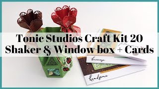 Tonic Studios Craft Kit 20 More boxes amp easy cards stretch your products [upl. by Izawa319]