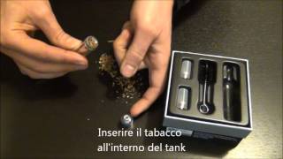 Guida alluso del Cloutank M3 Atomizzatore per Tabacco Utilizzo [upl. by Kinelski]