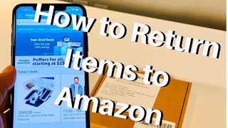 How to Return Items to Amazon Easy [upl. by Ayenet]