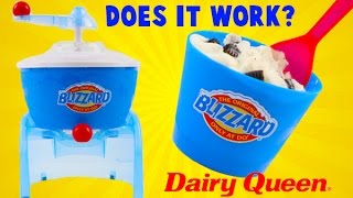 Dairy Queen Blizzard Maker  Does It Work [upl. by Anileda]