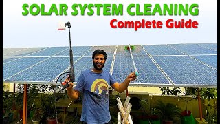 Solar Panel Cleaning  Complete Guide  Lumencity [upl. by Nevram52]