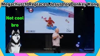 Christian principles from Mario Kart Contemporary Megachurch Replaces Jesus with Donkey Kong [upl. by Peers213]