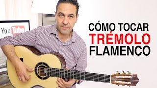 CÓMO TOCAR TRÉMOLO FLAMENCO Jerónimo de Carmen TUTORIAL Guitarraflamenca [upl. by Euqinomahs994]