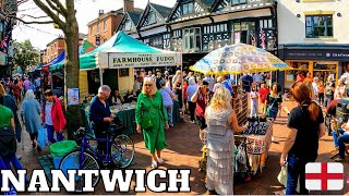 NANTWICH Walk Tour FOOD FESTIVAL 2023 4K [upl. by Denn142]