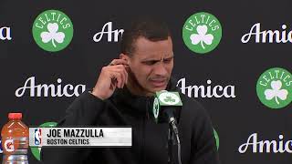 Joe Mazzulla coach of Celtics postgame interview 12 19 2024 [upl. by Anirahs]