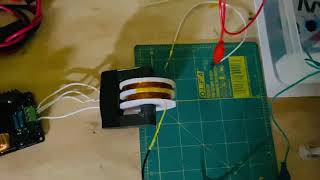 Custom Flyback Transformer Test 1 [upl. by Ofori]