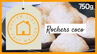 Recette des rochers chocolat coco fait maison  750g [upl. by Darcia]