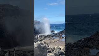 Nakalele Blowwhole travel cute adventure fun nature vlog hawaii maui cool ocean [upl. by Gnal]