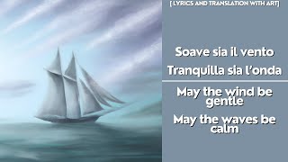 Soave sia il sento  Cosi fan tutte English Lyrics with AI art [upl. by Donnamarie]