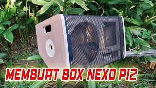 cara membuat box floor monitor 12inch mirip Nexo p12 [upl. by Yrojram]