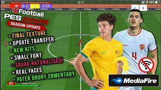 RILIS EFOOTBALL™ 25 PPSSPP LIGA EROPA amp BRI LIGA 1 NEW UPDATE FINAL TEXTUREGRAPICH HD [upl. by Sidran]