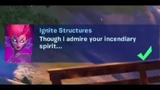 Fortnite  Ignite Structures  Chapter 3 Season 4 [upl. by Survance]