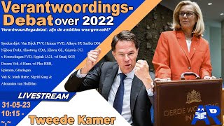 Terugkijken Verantwoordingsdebat over het jaar 2022  Tweede Kamer [upl. by Carina122]