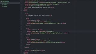 Twoway data binding with Vanilla JS [upl. by Lehet282]