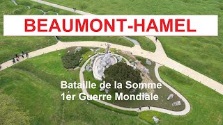 La bataille de Beaumont Hamel 1ère guerre mondiale en vue aérienne par drone [upl. by Nnyleuqcaj643]