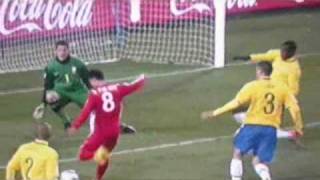 Ji YunNam scored the first goal of the 2010 FIFA World Cup against Brazil in the 89th minute [upl. by Fuld]