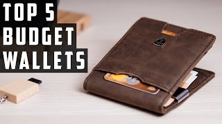 5 Best Budget Wallets 2024 [upl. by Ellinad]