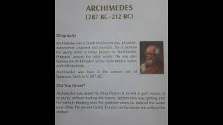 Archimedes His biography principle and some famous experiments [upl. by Aynotak]