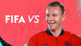 quotMartinelli can become world classquot  Bernd Leno vs FIFA 20 [upl. by Haliak]