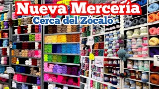 Nueva MERCERÍA A PRECIOS BAJOS 🤯 Cerca del Zocalo quot ESTAMBRES SERVILLETAS HILOS AGUJASquot [upl. by Bronwyn]