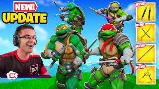 NickEh30 reacts to Ninja Turtle MYTHICS in Fortnite [upl. by Tate]