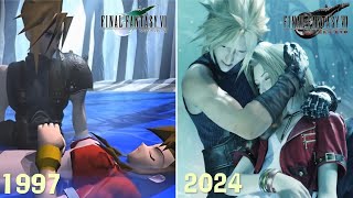 Aeriths Death Scene Original vs Remake  Final Fantasy 7 Rebirth 1997 vs 2024 [upl. by Kosse737]