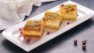 Master the Art of Making Basbousa  Authentic Middle Eastern Dessert [upl. by Allissa383]