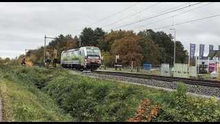 Vectron locomotive Train Kombirail at Blerick the Netherlands 🇳🇱 November 142024 Trainspotting🎥👍👍🚂 [upl. by Naujuj]