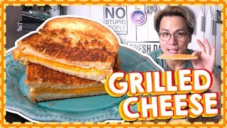 【超簡單】Grilled Cheese 芝士三文治｜牛油與芝士 [upl. by Schilit]