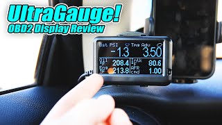 UltraGauge OBD2OBDII Data Display Unboxing amp Review [upl. by Annaiel]