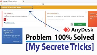 Connecting to the Any Desk networks  Windows 71011 Secrete Tricks 100 SOLVED [upl. by Eelyrag]