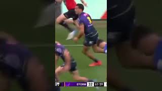 Felise Kaufusi Try Vs Bulldogs shorts nrl [upl. by Llenrahc787]