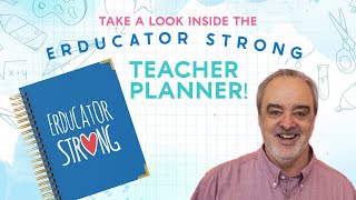 ERDUCATOR STRONG By Gerry Brooks Teacher Planner [upl. by Ariana]