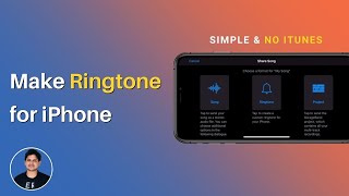 How to Make Ringtone using GarageBand No iTunes [upl. by Harimas385]